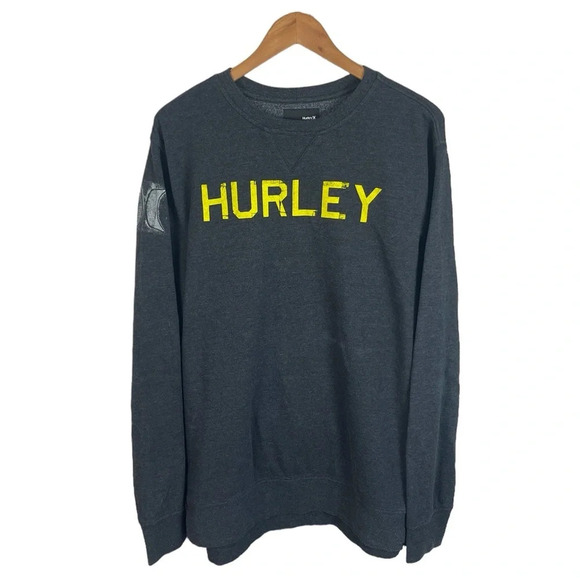 B7 Mens Hurley Surfing Brand Casual Beach Crew Neck Sweatshirt XXL - Picture 1 of 5